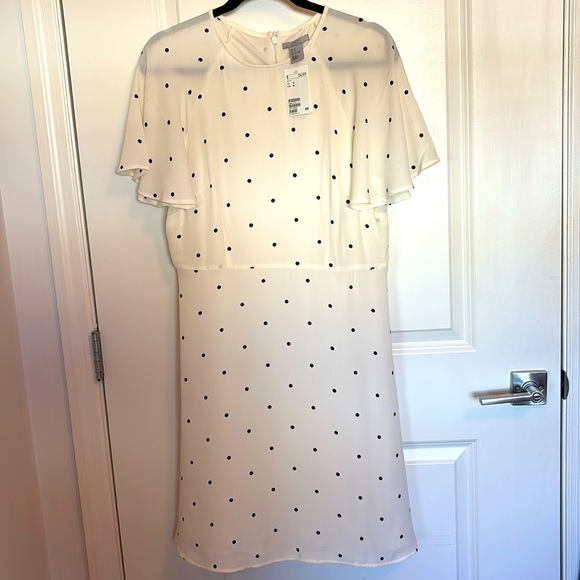 H&M Dresses & Skirts - Polka Dot Flutter Sleeve Dress